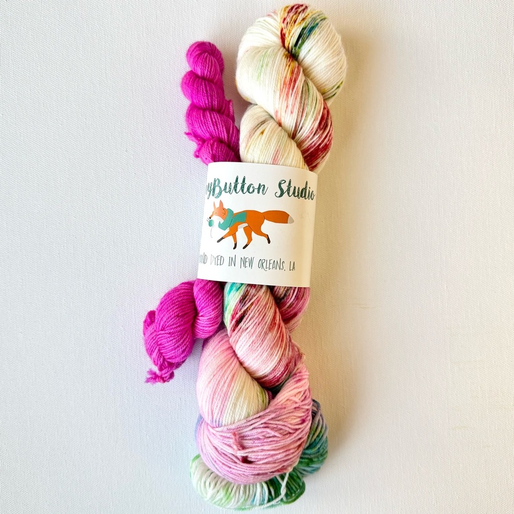 Sock Yarn Set TeenyButton Studio Hand Dyed SW Merino/Nylon